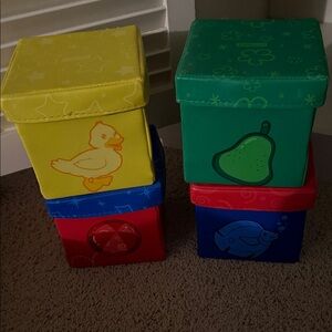 Lakeshore color sorting boxes